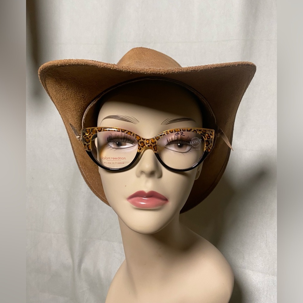 Lafont Cheetah Print Cat-Eye Frames